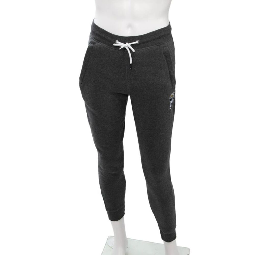 Goat Mens Jogger Sweatpants Dark Gray Drawstring Cartoon Size S